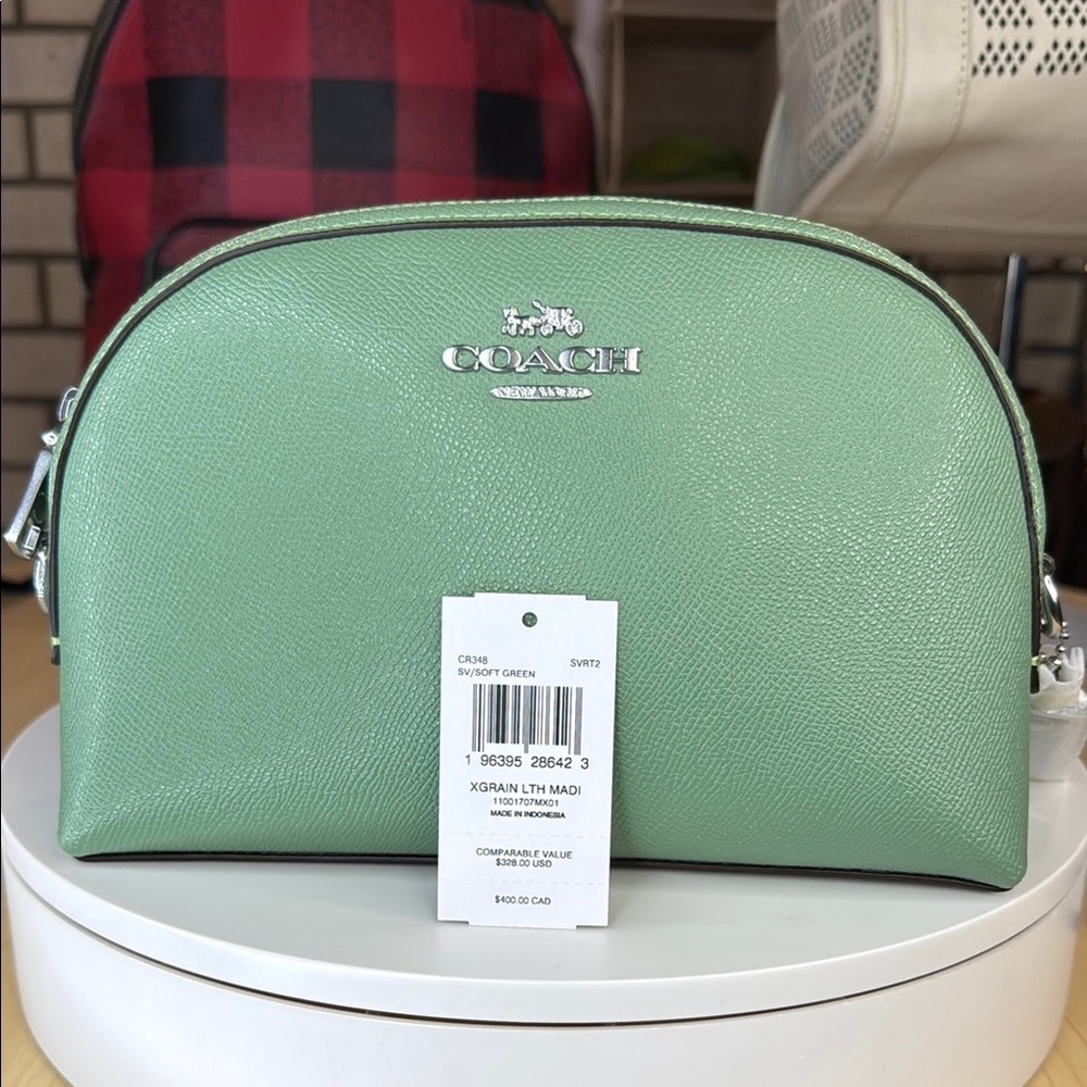 Coach Green Leather Bag